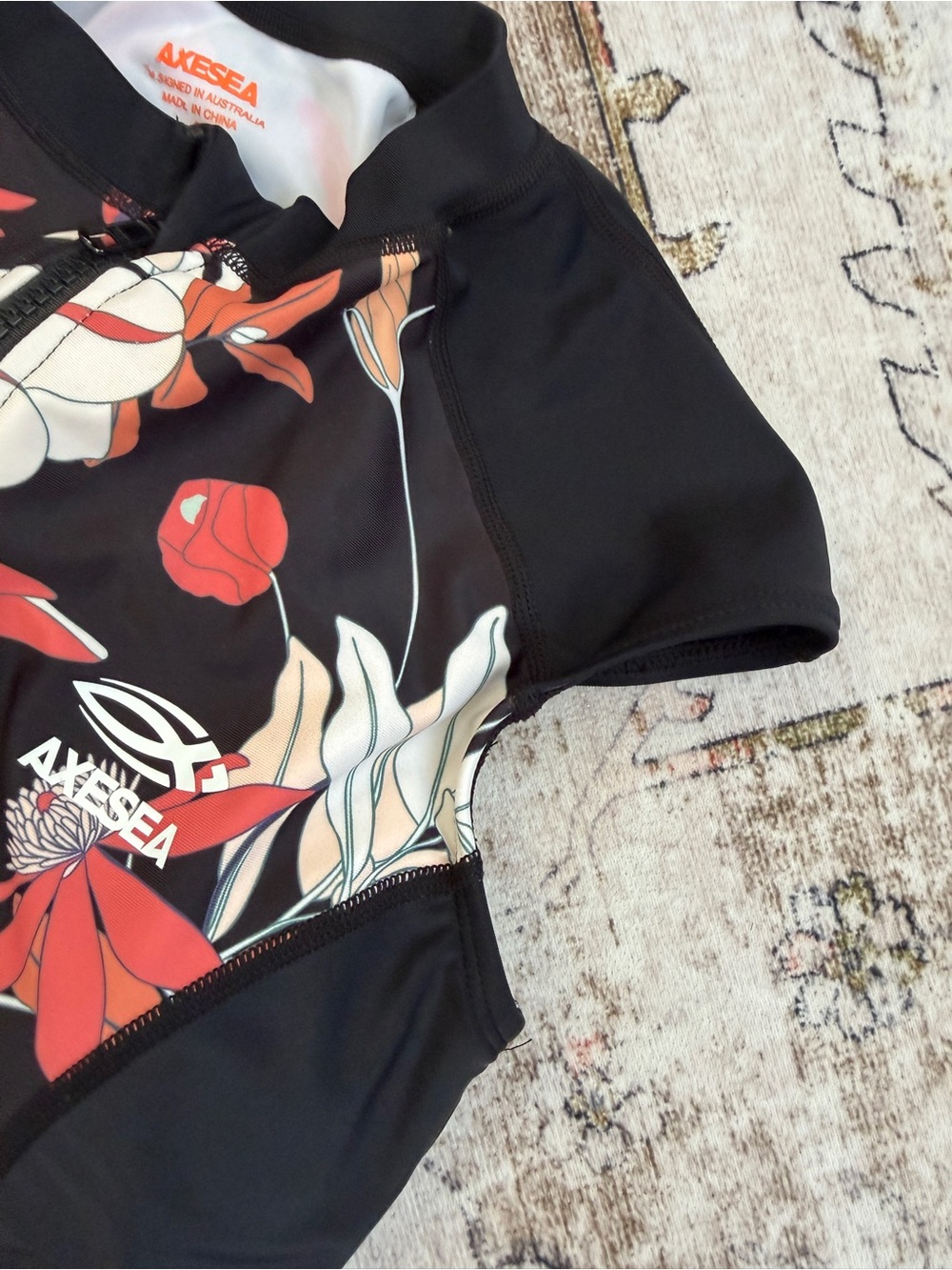 Axesea One-Piece Rash Guard Swimsuit - Picture 6 of 10